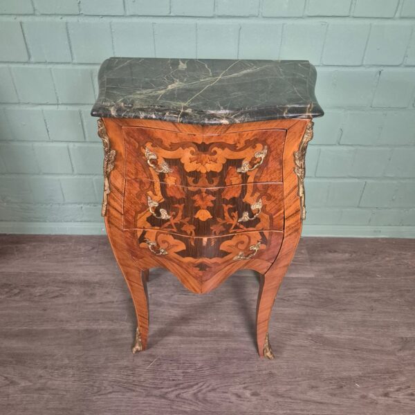 Set Bedside Tables Chest of Drawers Neo-baroque Walnut 0,50 m - Image 16