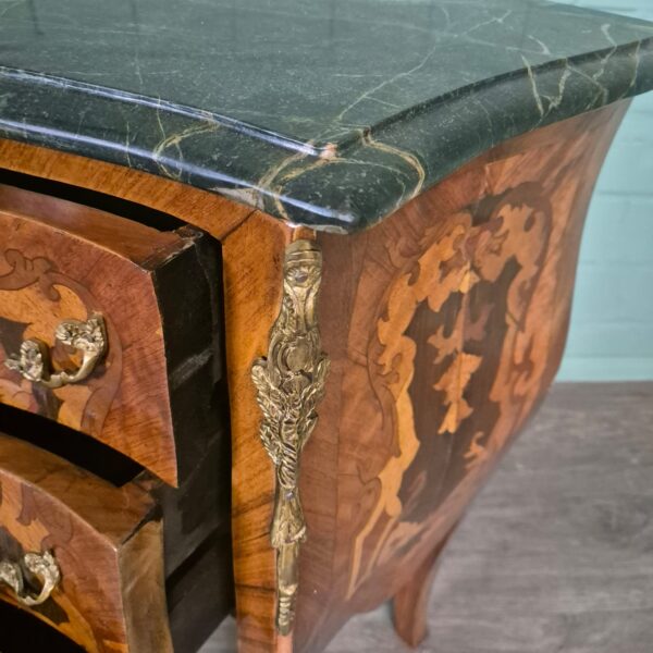 Set Bedside Tables Chest of Drawers Neo-baroque Walnut 0,50 m - Image 18