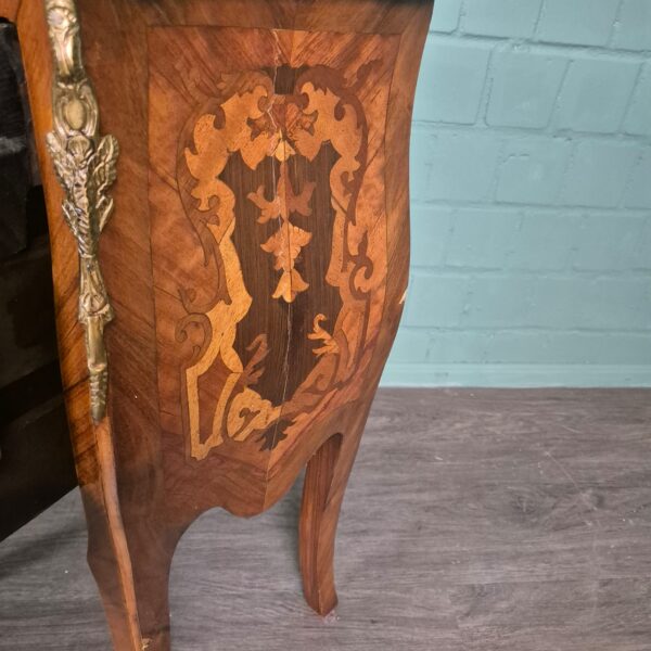Set Bedside Tables Chest of Drawers Neo-baroque Walnut 0,50 m - Image 12