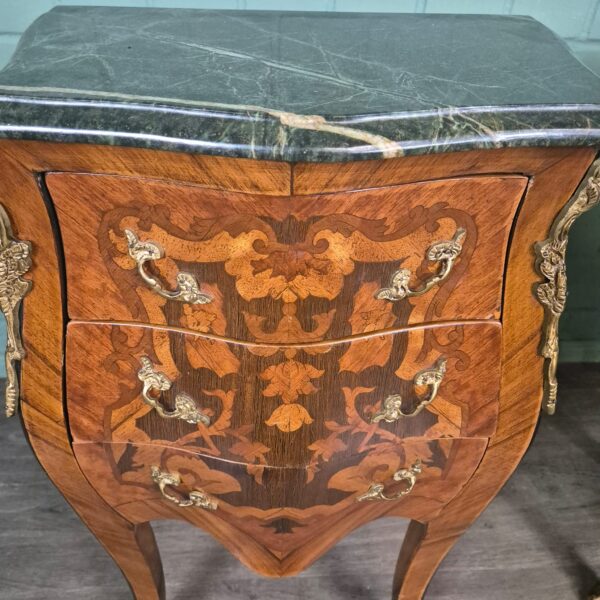 Set Bedside Tables Chest of Drawers Neo-baroque Walnut 0,50 m - Image 10