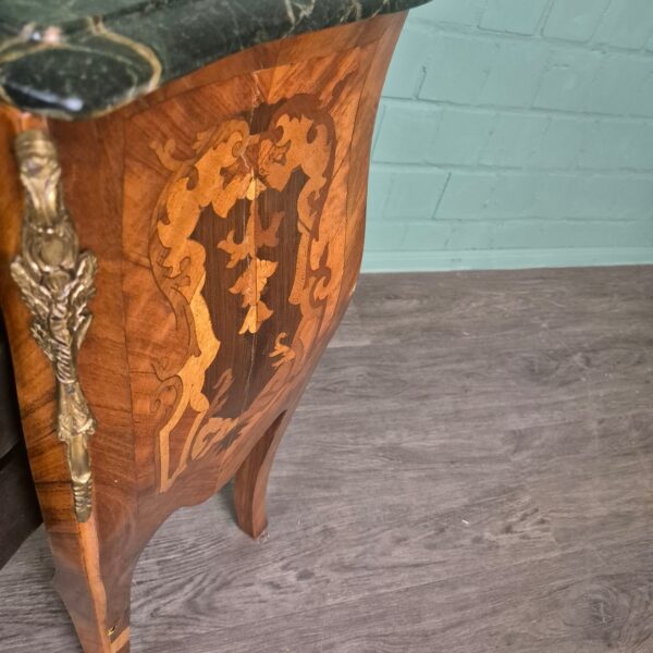 Set Bedside Tables Chest of Drawers Neo-baroque Walnut 0,50 m - Image 11
