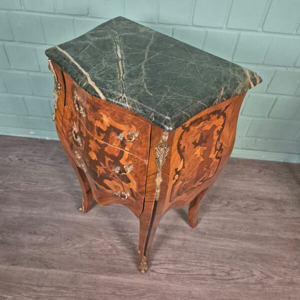 Set Bedside Tables Chest of Drawers Neo-baroque Walnut 0,50 m - Image 9