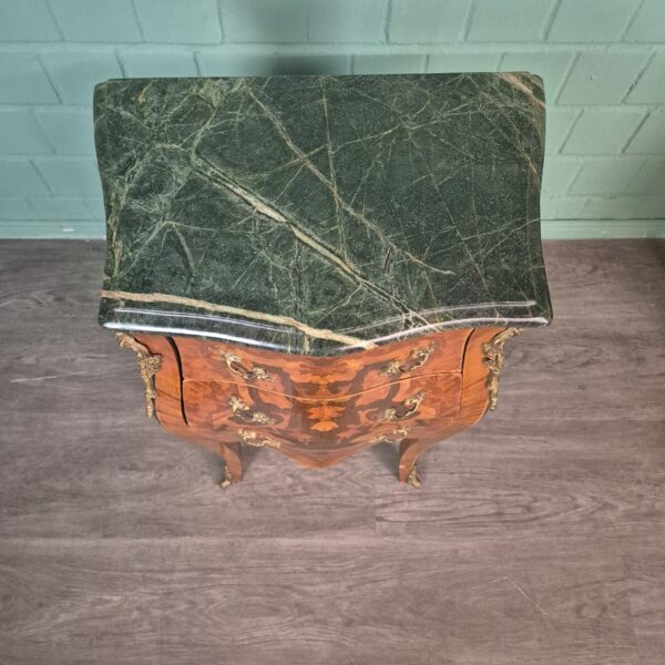 Set Bedside Tables Chest of Drawers Neo-baroque Walnut 0,50 m - Image 8