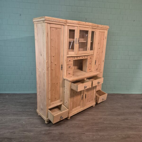 Kitchen Cabinet Jugendstil 1910 Pine - Image 12