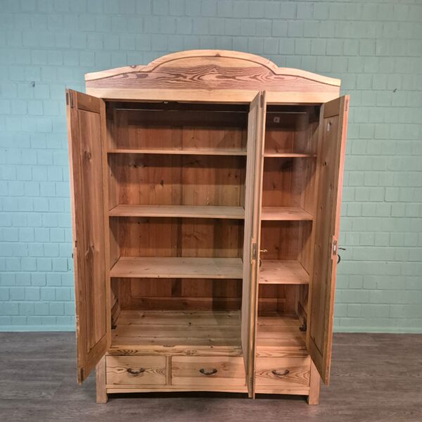 Wardrobe Jugendstil 1910 Pine - Image 7