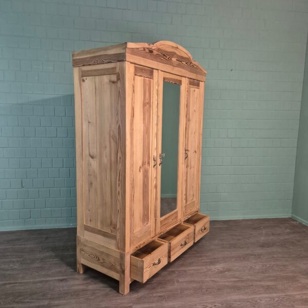 Wardrobe Jugendstil 1910 Pine - Image 10