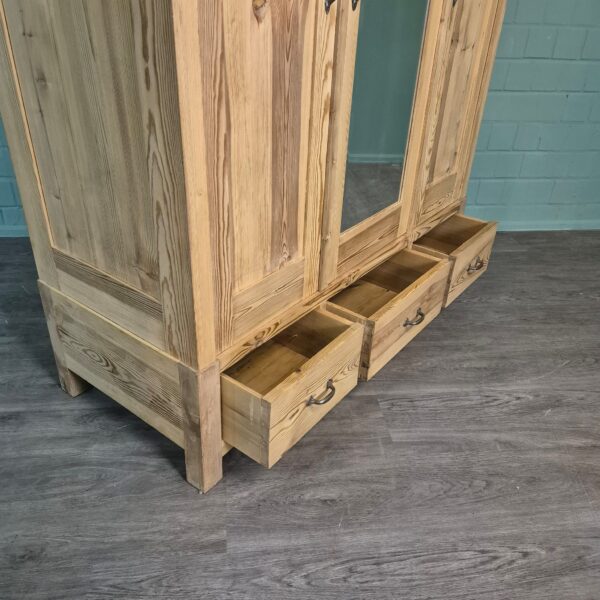 Wardrobe Jugendstil 1910 Pine - Image 11