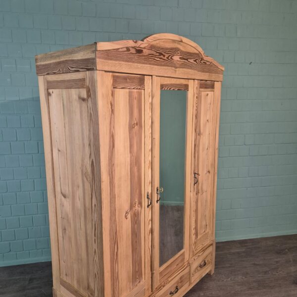 Wardrobe Jugendstil 1910 Pine - Image 4