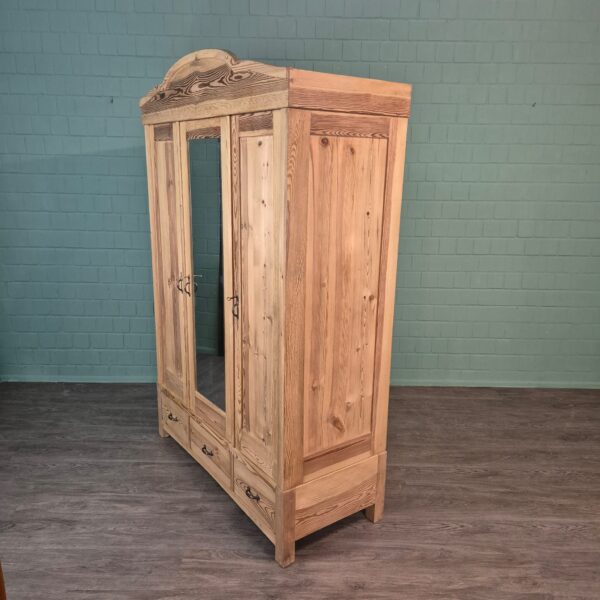 Wardrobe Jugendstil 1910 Pine - Image 3