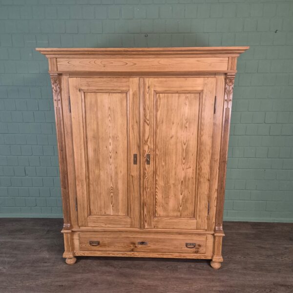 Wardrobe Gründerzeit 1880 Pine - Image 2