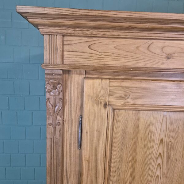 Wardrobe Gründerzeit 1880 Pine - Image 4