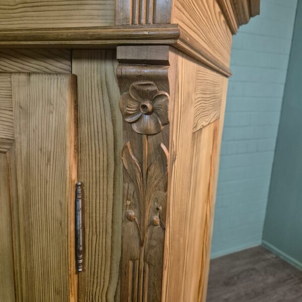 Wardrobe Gründerzeit 1880 Pine - Image 6