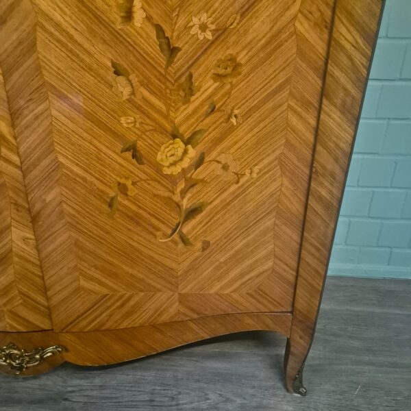 Cabinet Dresden Baroque-style 1900 Walnut - Image 17