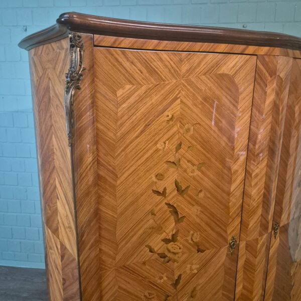 Cabinet Dresden Baroque-style 1900 Walnut - Image 6