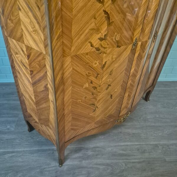 Cabinet Dresden Baroque-style 1900 Walnut - Image 10