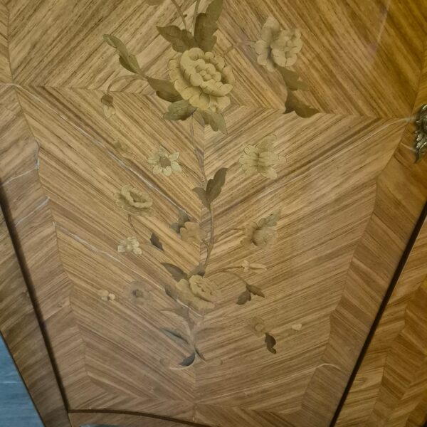 Cabinet Dresden Baroque-style 1900 Walnut - Image 14