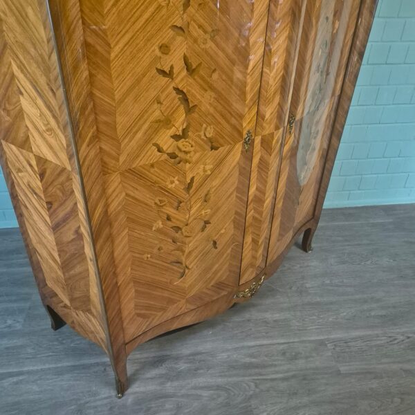 Cabinet Dresden Baroque-style 1900 Walnut - Image 9