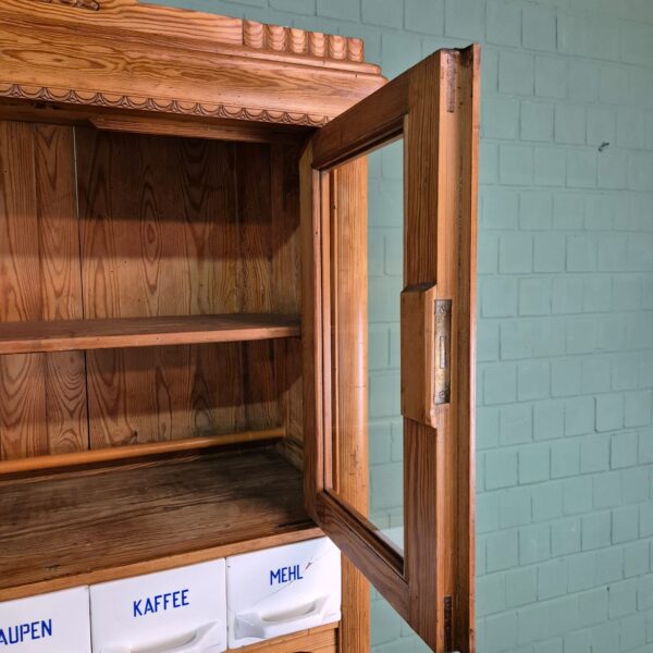 Kitchen Cabinet Jugendstil 1920 Pine - Image 19