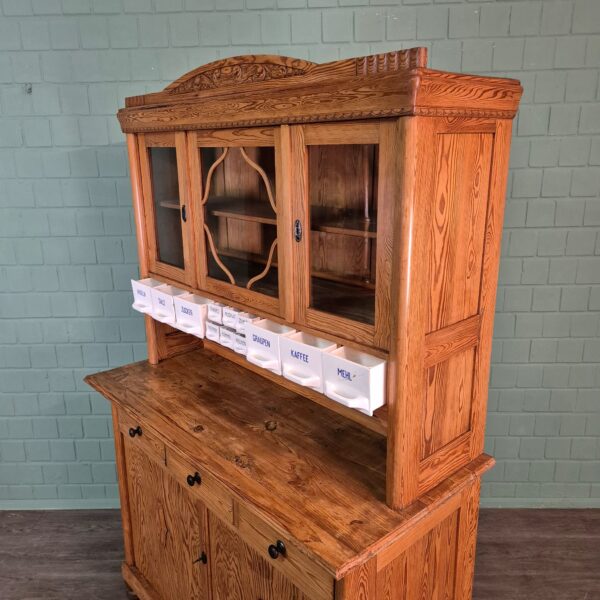 Kitchen Cabinet Jugendstil 1920 Pine - Image 4