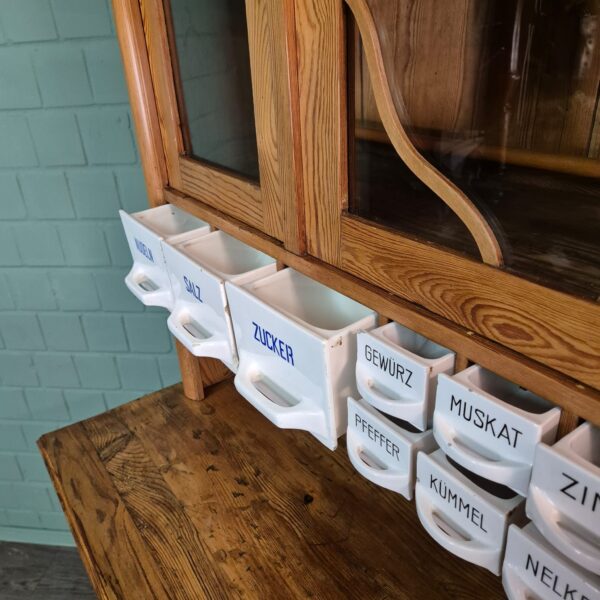 Kitchen Cabinet Jugendstil 1920 Pine - Image 20