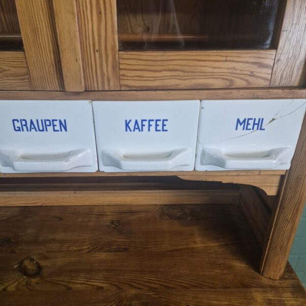 Kitchen Cabinet Jugendstil 1920 Pine - Image 11