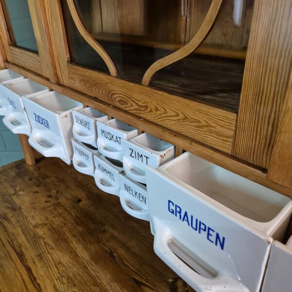 Kitchen Cabinet Jugendstil 1920 Pine - Image 21
