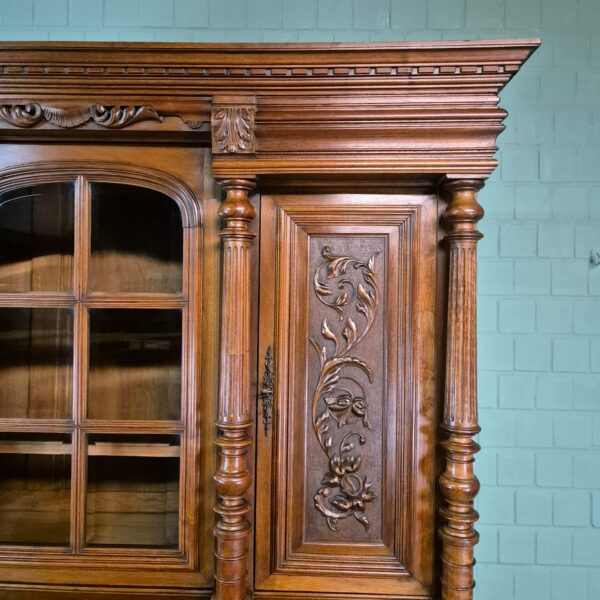 Cabinet Gründerzeit 1880 Walnut - Image 8