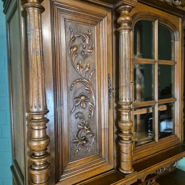 Cabinet Gründerzeit 1880 Walnut - Image 19