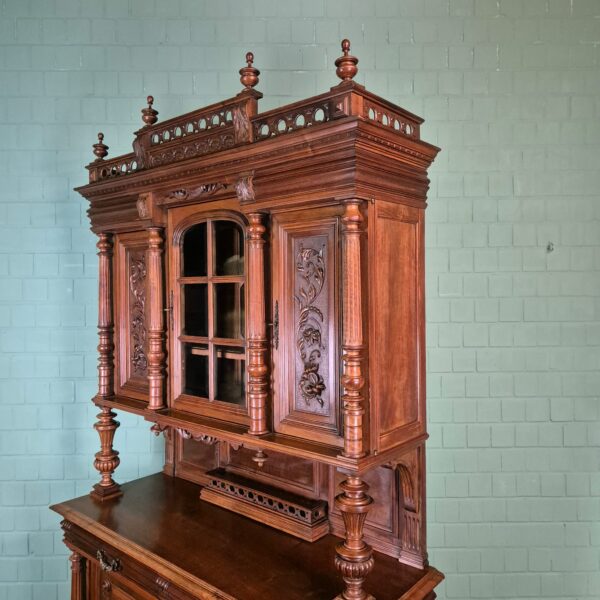 Cabinet Gründerzeit 1880 Walnut - Image 9