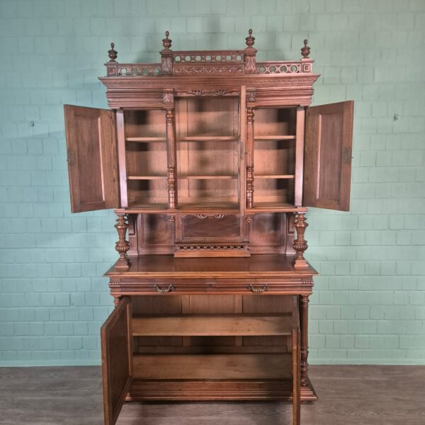 Cabinet Gründerzeit 1880 Walnut - Image 23