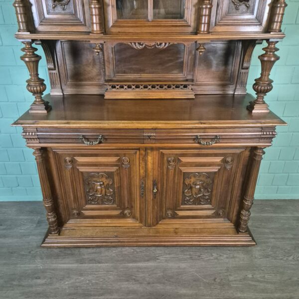 Cabinet Gründerzeit 1880 Walnut - Image 12
