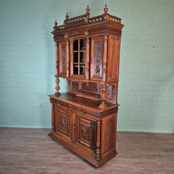 Cabinet Gründerzeit 1880 Walnut - Image 4
