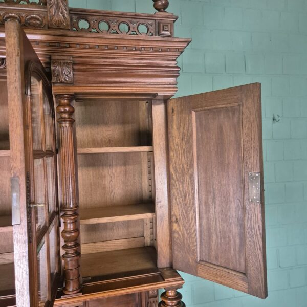 Cabinet Gründerzeit 1880 Walnut - Image 26