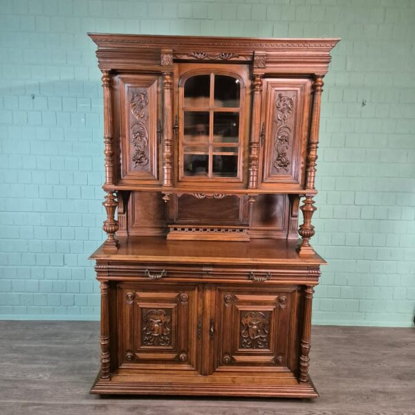 Cabinet Gründerzeit 1880 Walnut - Image 3