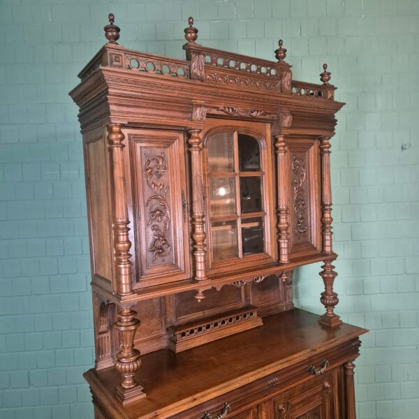 Cabinet Gründerzeit 1880 Walnut - Image 5