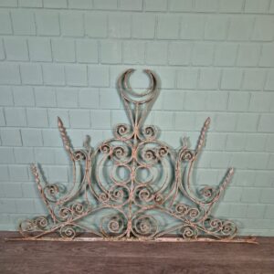 Jugendstil Fence 1900 Wrought Iron 1.70 m x 1.16 m