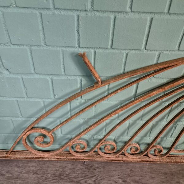Fence Jugendstil 1900 Wrought Iron 2,70 m x 0,70 m - Image 3