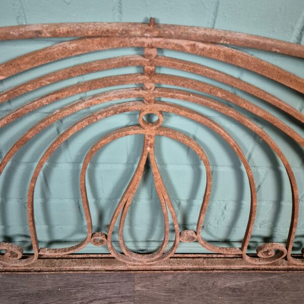 Fence Jugendstil 1900 Wrought Iron 2,70 m x 0,70 m - Image 5