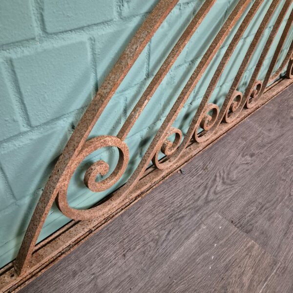 Fence Jugendstil 1900 Wrought Iron 2,70 m x 0,70 m - Image 2