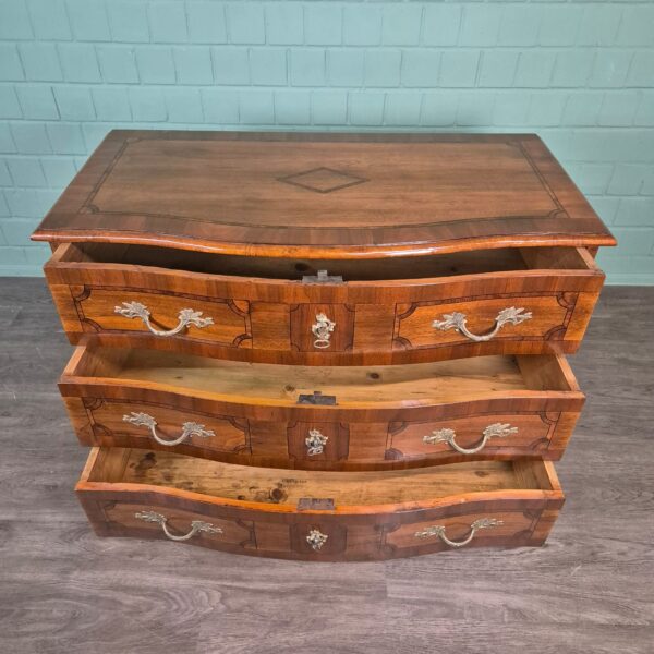 Chest of Drawers Baroque 1770 Walnut - Image 8