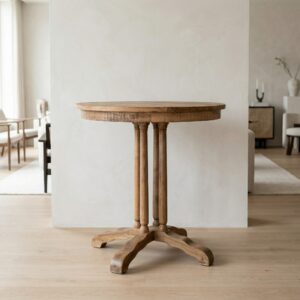 Mango Wood Bar Table, Ø 1.00 m