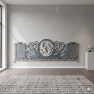 Balcony Fence Jugendstil 1900 Wrought Iron