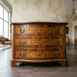 Braunschweiger Baroque Chest of Drawers 1755 Walnut
