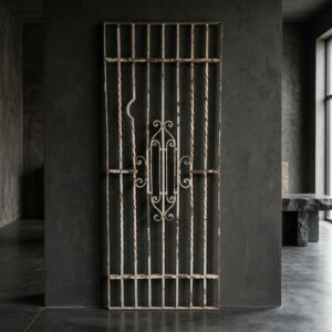 Garden Fence Gate Gründerzeit Style 1880 Wrought Iron 0.82 m