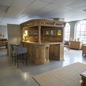 Corner Bar Teak 2,60 m