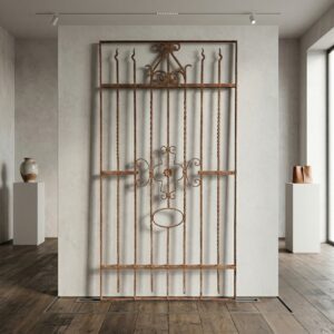 Fence Jugendstil 1910 Wrought Iron