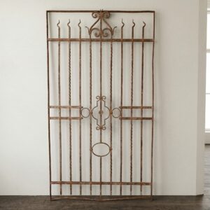 Fence Jugendstil 1910 Wrought Iron