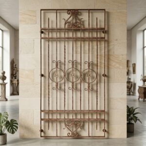 Fence Jugendstil 1910 Wrought Iron