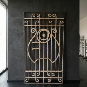 Fence Gate Jugendstil 1910 Wrought Iron
