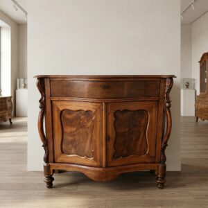 Penant cabinet Biedermeier 1850 Mahogany